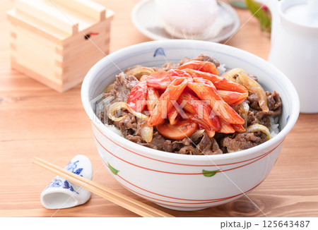 ナポリタン牛丼 （ 洋風牛丼 ） 125643487