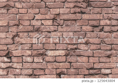 Old Brest Fortress castle building wall gate ruins texture Belarus. 125643804