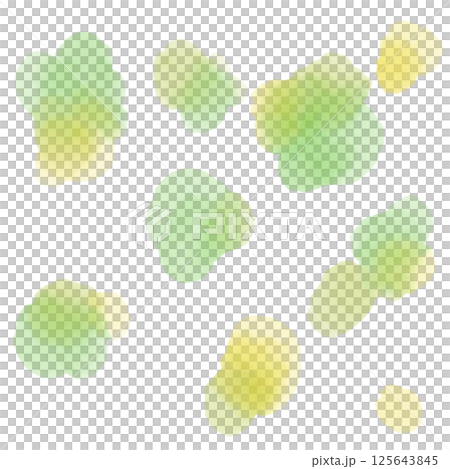 黄色と黄緑の水彩背景イラスト 黄色と黄緑の水彩背景イラスト 125643845