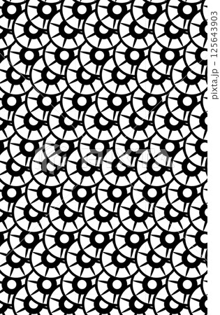 Element seamless in black and white color. 125643903