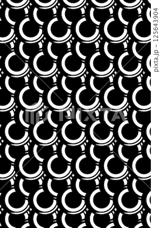 Element seamless in black and white color. 125643904