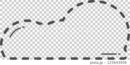 Dotted cloud illustration. 125643936