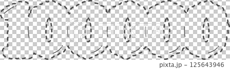 Dotted cute number tracing. Number 100000. 125643946