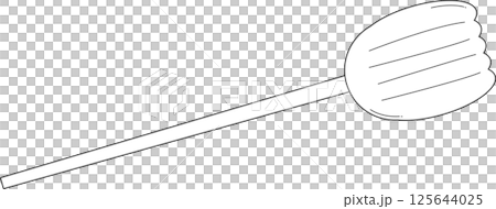 Broom illustration for coloring. 125644025