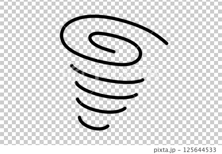 颱風簡單圖示向量插圖 125644533