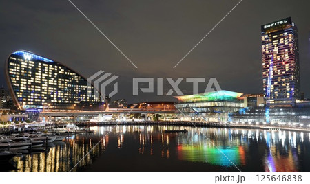 Night view of Darling Harbour in Sydney, Australia 125646838