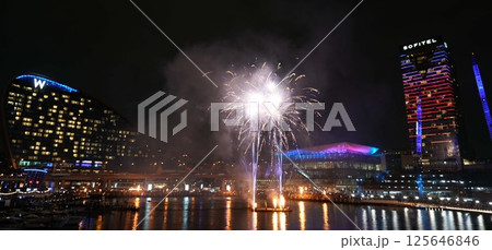 Fireworks at Darling Harbour 125646846