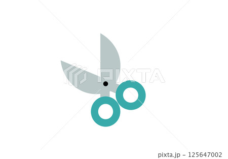 ハサミのイラスト 125647002