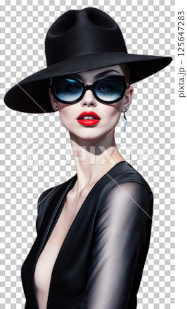 Lady in a Hat 125647283