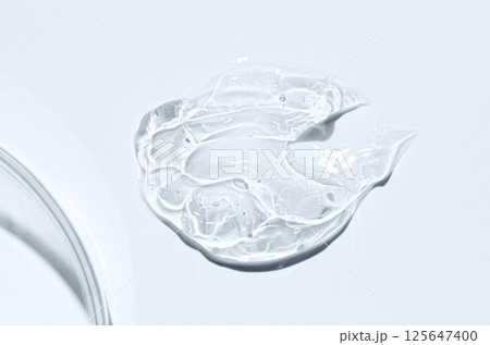 A sample of a moisturizing cosmetic cream or body gel. A sample of a moisturizing cosmetic cream or body gel. 125647400
