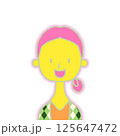 笑顔の教師風の女性 125647472