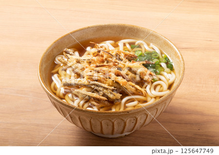 ごぼう かき揚げうどん ごぼう かき揚げうどん 125647749