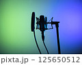 Voiceover studio microphone 125650512