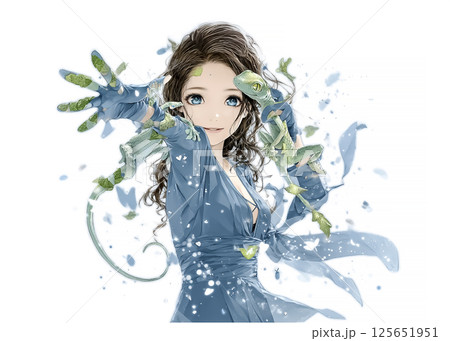 ヤモリの妖精のイラスト素材 ヤモリの妖精のイラスト素材 125651951