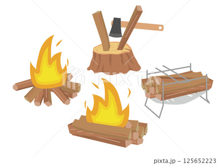 キャンプ 焚き火セット キャンプ 焚き火セット 125652223