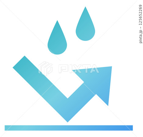 防水のアイコンイラスト 125652269