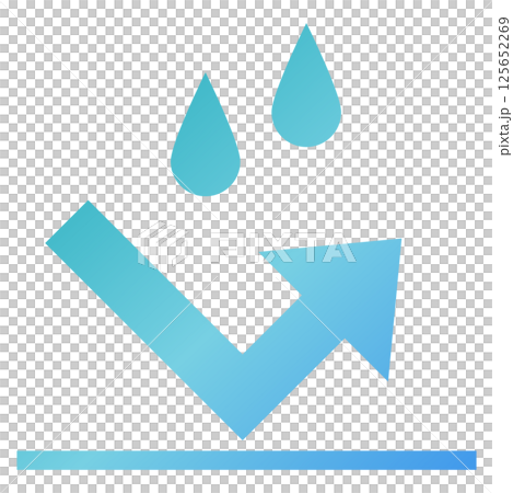 防水のアイコンイラスト 125652269
