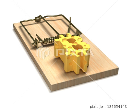 ビットコインマークチーズの鼠取り ビットコインマークチーズの鼠取り 125654148