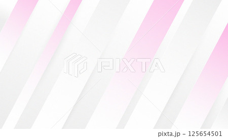 きれいグラデーション斜めストライプ柄の背景画像　モダンピンク色　壁紙 125654501
