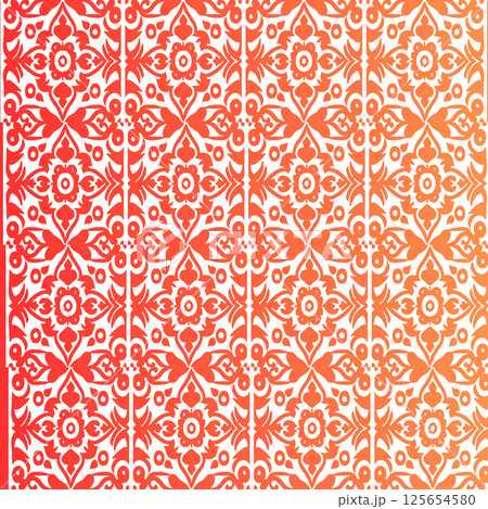 vector seamless pattern of geometric ornament with round shapes vector seamless pattern of geometric ornament with round shapes 125654580