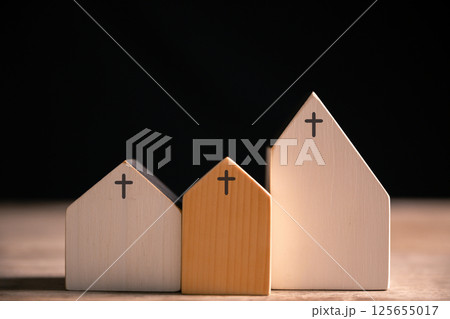 Church with its cross symbolizing Jesus Christ, stands as holy building where community gathers in faith and belief to worship God. church, cross, jesus christ, belief, community, estate, faith, god. Church with its cross symbolizing Jesus Christ, stands as holy building where community gathers in faith and belief to worship God. church, cross, jesus christ, belief, community, estate, faith, god. 125655017