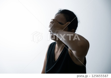 Stop violence against Women, international women's day. International women's day Sepia Photos, Stop Sexual abuse Concept, stop violence against Women. 125655587