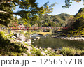 Koran bridge across Tomoe river at Korankei gorge during autumn season Koran bridge across Tomoe river at Korankei gorge during autumn season 125655718