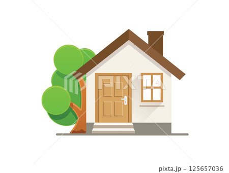 Home vector illustration on isolated background 125657036