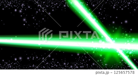 May The 4th Be With You with neon glowing lighting green laser sword. Star wars day poster design template. vector illustration May The 4th Be With You with neon glowing lighting green laser sword. Star wars day poster design template. vector illustration 125657578