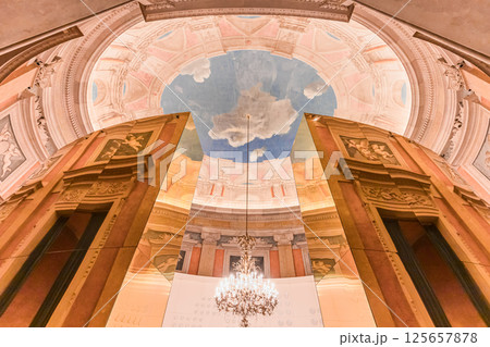 interiors of national palace of Ajuda, Lisbon, portugal 125657878