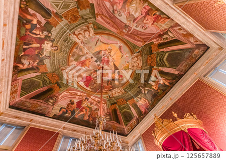 interiors of national palace of Ajuda, Lisbon, portugal 125657889