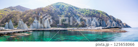 「青森県」仏ヶ浦の風景 佐井村 「青森県」仏ヶ浦の風景 佐井村 125658066