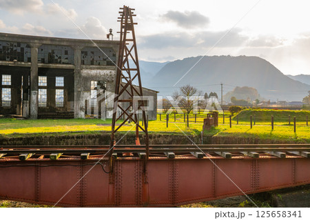 鉄道遺産 豊後の森機関庫 鉄道遺産 豊後の森機関庫 125658341