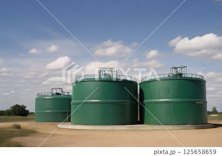 Storage tank of the plant area Storage tank of the plant area 125658659