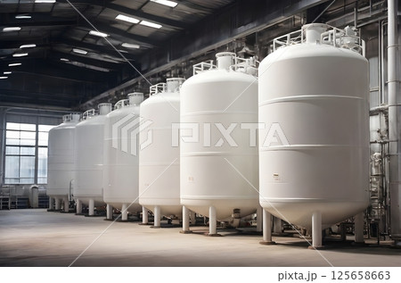 chemical factory. packing area 125658663