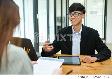 Business, job interview concept. 125659505