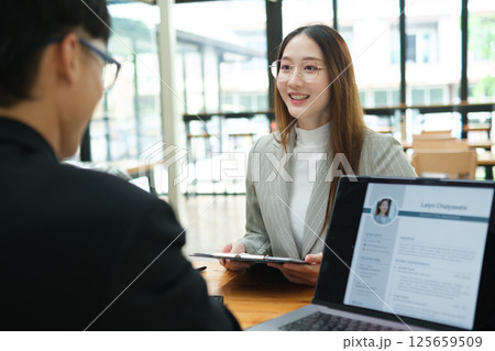 Business, job interview concept. 125659509