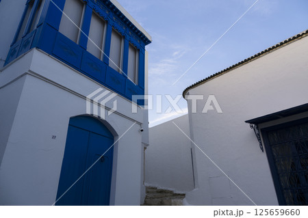 チュニジア・シディブサイドの白い建物 / Sidi Bou Said, Tunisia 125659660