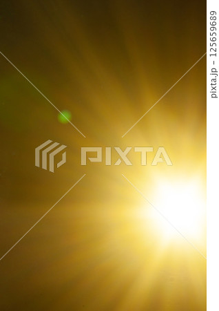 Sun flare on the black background Sun flare on the black background 125659689