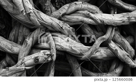Knot patterns in nature, like twisted vines and gnarled roots, showcase the beauty of organic growth. Knot patterns in nature, like twisted vines and gnarled roots, showcase the beauty of organic growth. 125660086