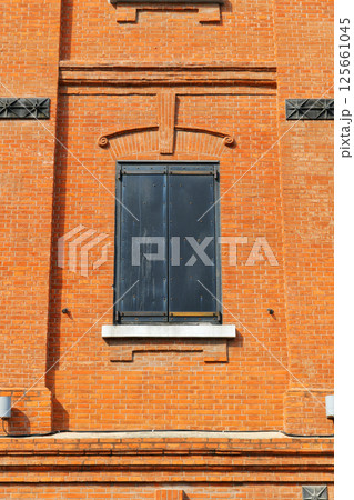 Photo of windows on building exterior Photo of windows on building exterior 125661045