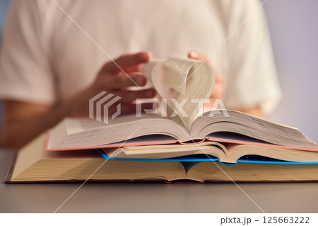 A Beautiful and Creative Heart Shaped Book Art Piece Featuring Open Pages That Inspire A Beautiful and Creative Heart Shaped Book Art Piece Featuring Open Pages That Inspire 125663222