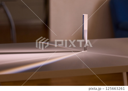 Light Refraction Through a Prism, Which Creates Beautiful and Colorful Spectrums Light Refraction Through a Prism, Which Creates Beautiful and Colorful Spectrums 125663261