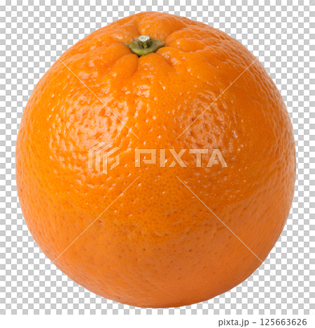 Orange isolated on the transparent background 125663626