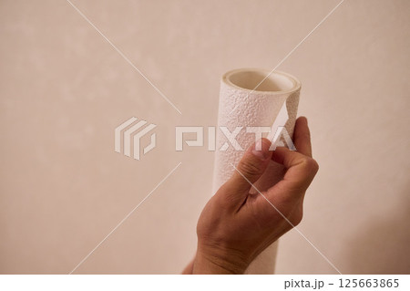 Approaching the Task of Applying Wallpaper with Care for a Beautiful and Stunning Interior 125663865