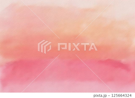 Gentle Watercolor Blend in Pink and Peach Tones Gentle Watercolor Blend in Pink and Peach Tones 125664324