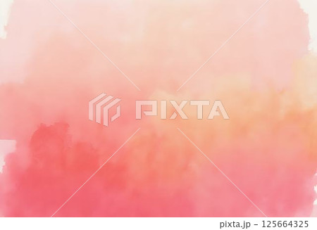Soft Gradient Watercolor in Blush and Peach 125664325