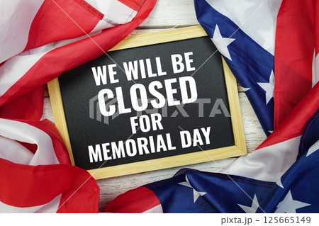 Happy Memorial Day alphabet letters with USA flag background, America national holiday concept Happy Memorial Day alphabet letters with USA flag background, America national holiday concept 125665149