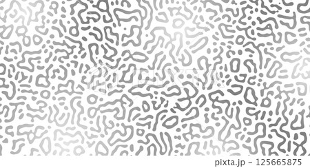 Vector Generative algorithm psychedelic background. Reaction-diffusion or turing pattern formation. Organic lines in memphis. Unique texture of homogeneous, uniform state in biological organisms 125665875