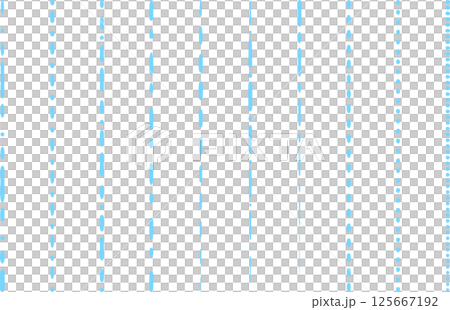 雨をモチーフにした点線のデザイン10パターンの素材 125667192